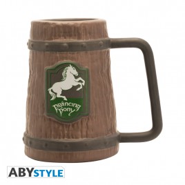 LORD OF THE RINGS - 3D Tankard - Prancing Pony x2