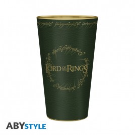 LORD OF THE RINGS - Pck XXL glass + Pin + Pocket Notebook "The Ring"