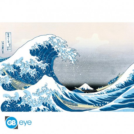 HOKUSAI - Poster Maxi 91.5x61 FSC MIX - Great Wave - Abysse Corp