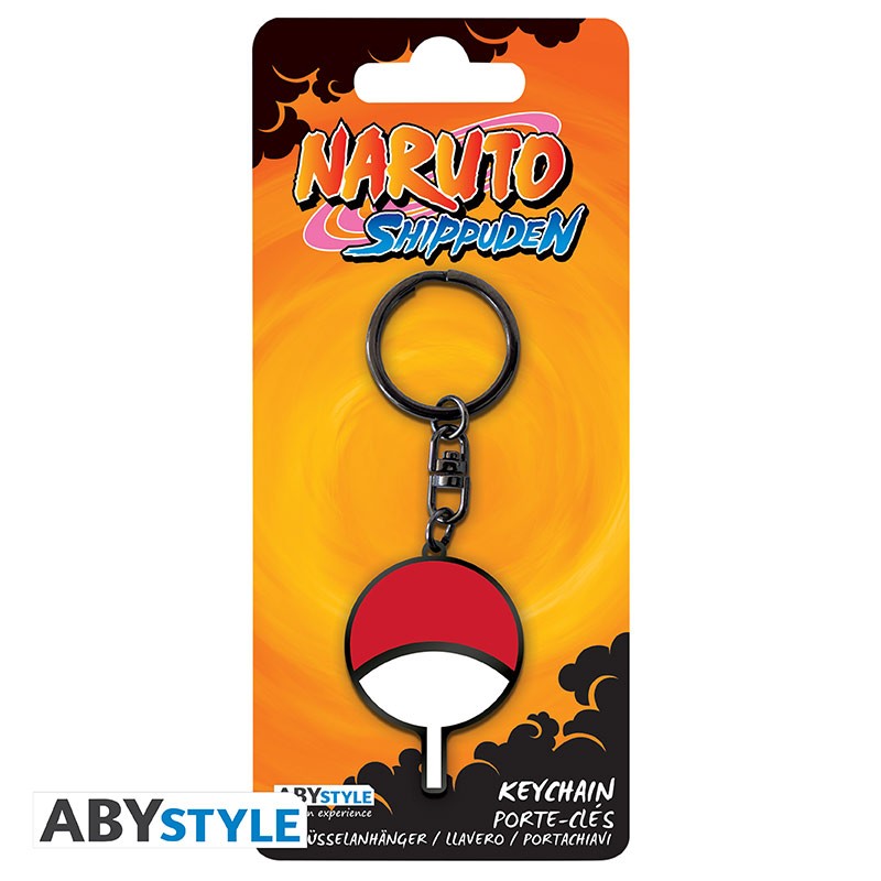 Akatsuki and Uchiha Logo Keychain / Naruto Cloud Key Chain