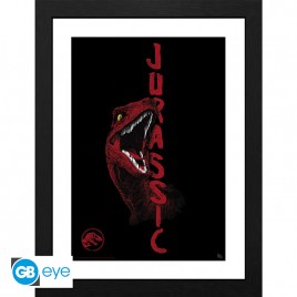 JURASSIC WORLD - Framed print "Raptor" (30x40) x2*