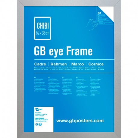 GBEYE - MDF Silver Frame - Chibi 52 x 38cm - X2