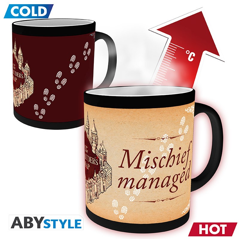 HARRY POTTER - Mug Heat Change - 320 ml - Je jure solennellement x2 -  Abysse Corp