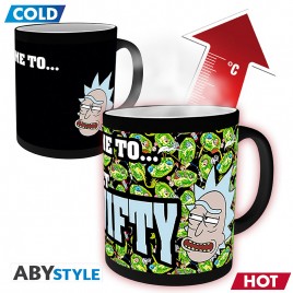 RICK AND MORTY - Mug heatchange - 320 ml - Get Schwifty - boite x2