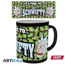 RICK AND MORTY - Mug heatchange - 320 ml - Get Schwifty - boite x2