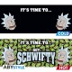 RICK AND MORTY - Mug heatchange - 320ml - Get Schwifty - box x2