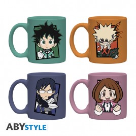 MY HERO ACADEMIA - Set 4 espresso mugs - Chibi*