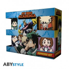 MY HERO ACADEMIA - Set 4 mugs &agrave; espresso - Chibi*