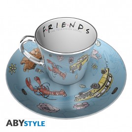 FRIENDS - Mirror mug & plate set - Pattern