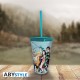 DEMON SLAYER - Pck Tumbler with straw 470ml + Acryl® + Stickers