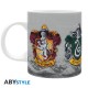 HARRY POTTER - Pck Mug320ml + Acryl® + Postcards "Hogwarts"