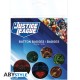 DC COMICS - Pack de Badges - Justice League logos X4
