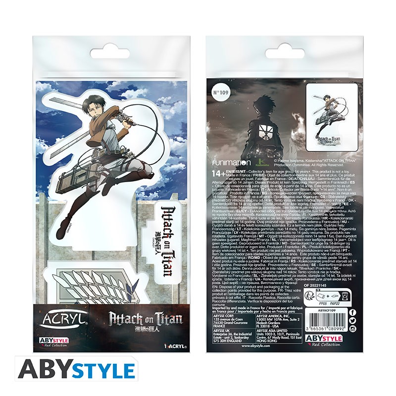 ATTACK ON TITAN - Acryl® - S3 Levi x4 - Abysse Corp