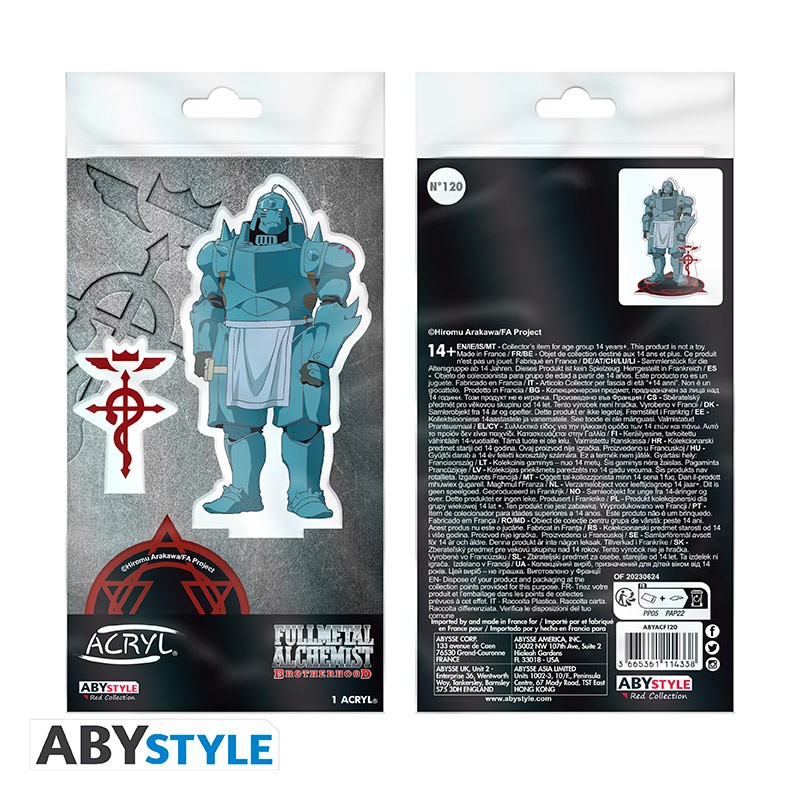 ABYstyle Fullmetal Alchemist Alphonse Anime Manga 4 Acryl® Acrylic St –  ABYstyle USA