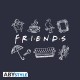 FRIENDS - Cosmetic Case - "Friends" - Blue