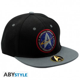 STAR TREK - Casquette snapback- Noir & Gris - Starfleet Command x2*
