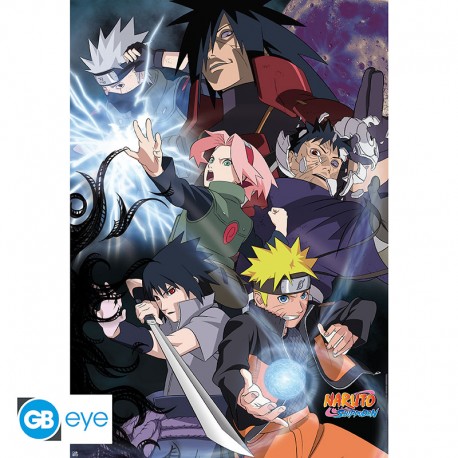 NARUTO SHIPPUDEN - Poster Maxi 91,5x61 - Groupe Guerre Ninja