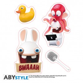LAPINS CRETINS - Stickers - 16x11cm/ 2 planches *