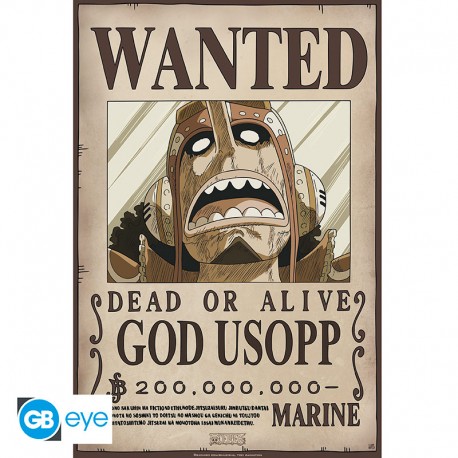 roronoa zoro wanted poster usopp