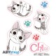 CHI - Stickers - 16x11cm/ 2 planches - Chi