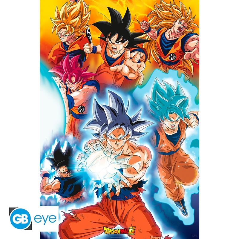 Super Saiyan Blue Goku and Vegeta (Dragon Ball Super) Poster for