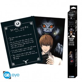 DEATH NOTE - Set 2 Posters Chibi 52x38 - Light & Death Note x4