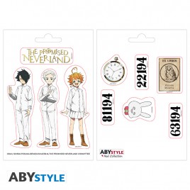 THE PROMISED NEVERLAND - Stickers - 16x11cm/ 2 planches - Orphans