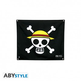 ONE PIECE - Flag "Skull - Luffy" (50x60)