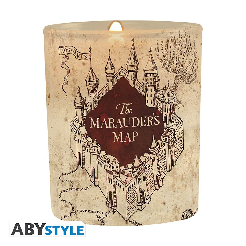 Marauder's Map Candle With Necklace, Harry Potter