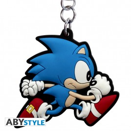 SONIC - Keychain PVC "Sonic run" x4