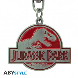 JURASSIC PARK - Porte-clés Logo métal X4