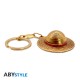 ONE PIECE - Porte-clés 3D "Chapeau de Paille" Made in France x4