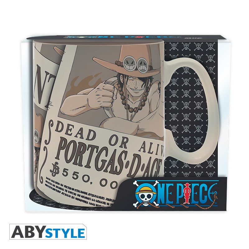 One Piece - Mug - 460 ml - Wanted Ace