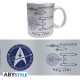 STAR TREK - Mug - 320 ml - Enterprise - subli argenté - boîte x2