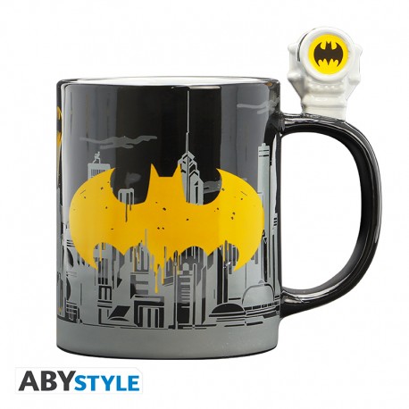 DC COMICS - Mug 3D anse - Bat-Signal & Batman x2