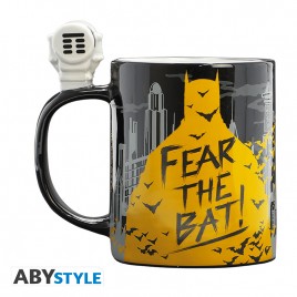 DC COMICS - Mug 3D handle - Bat-Signal & Batman x2