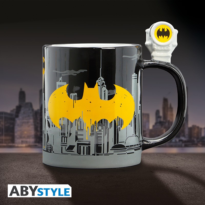 DC COMICS - Mug 3D handle - Bat-Signal & Batman x2 - Abysse Corp