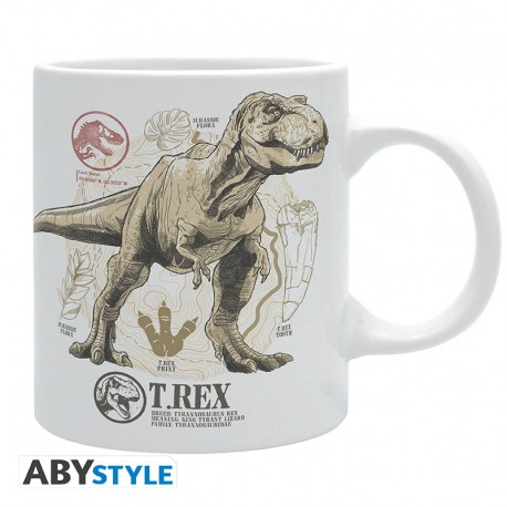 JURASSIC WORLD - Mug - 320 ml - Paléontologie - subli - avec boîte x2