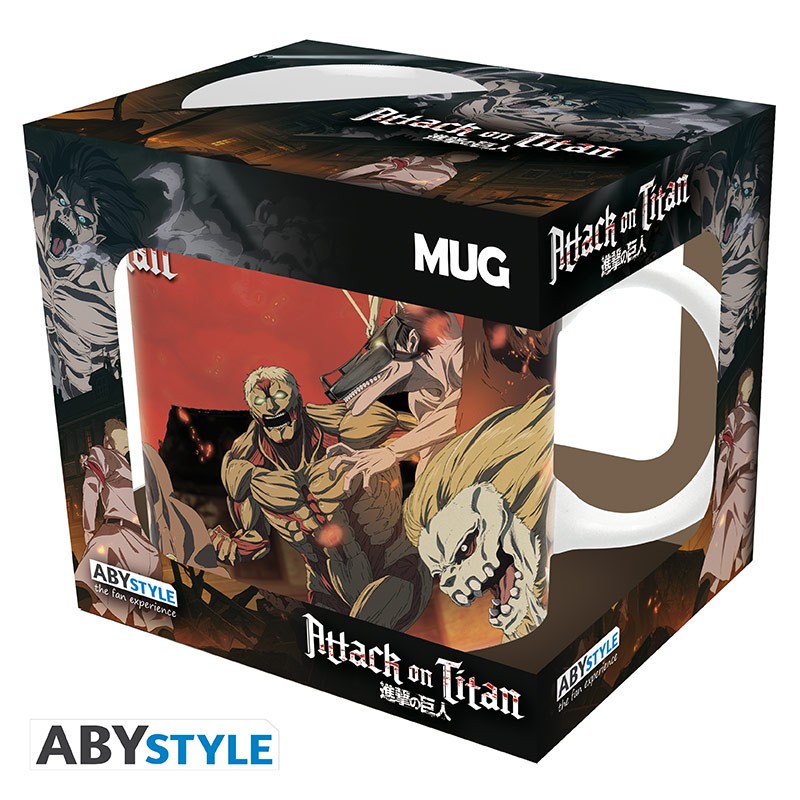 ATTACK ON TITAN - Mug - 320 ml - Battle scene season 4 - subli x2 