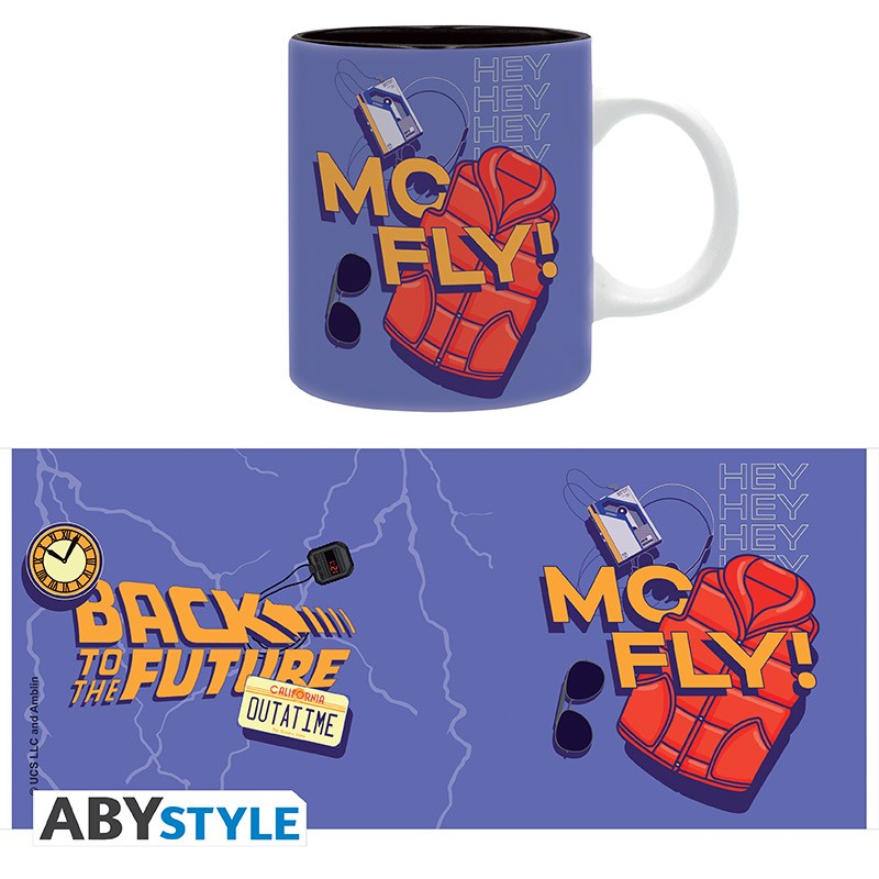RETOUR VERS LE FUTUR - Mug - 320 ml - Hey McFly - subli avec boîte x2 -  Abysse Corp