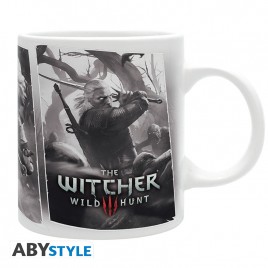 THE WITCHER - Mug - 320 ml - Geralt, Ciri et Yennefer - subli x2