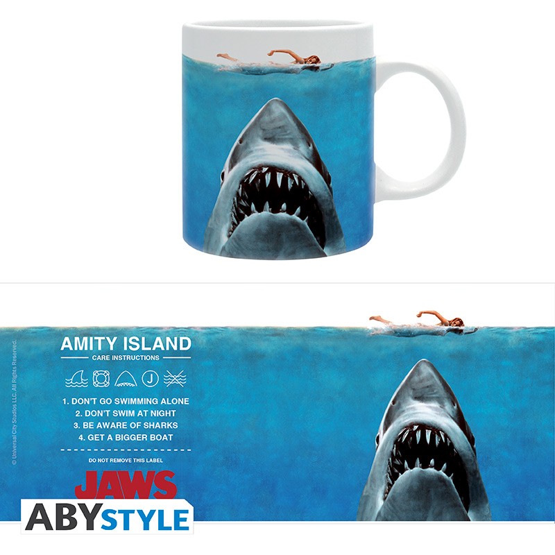 JAWS - Mug - 320 ml - Instructions - subli - x2 - Abysse Corp