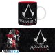 ASSASSIN'S CREED - Mug - 320 ml - Crest noir & rouge - subli x2
