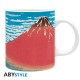 HOKUSAI - Mug - 320 ml - "Le Fuji Rouge" - subli x2