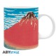 HOKUSAI - Mug - 320 ml - "Red Fuji" - subli x2