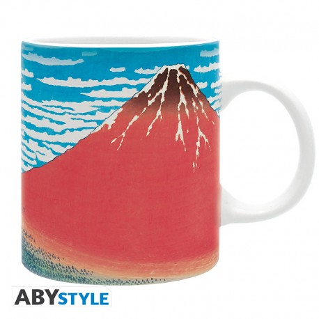 HOKUSAI - Mug - 320 ml - "Le Fuji Rouge" - subli x2