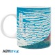 HOKUSAI - Mug - 320 ml - "Le Fuji Rouge" - subli x2