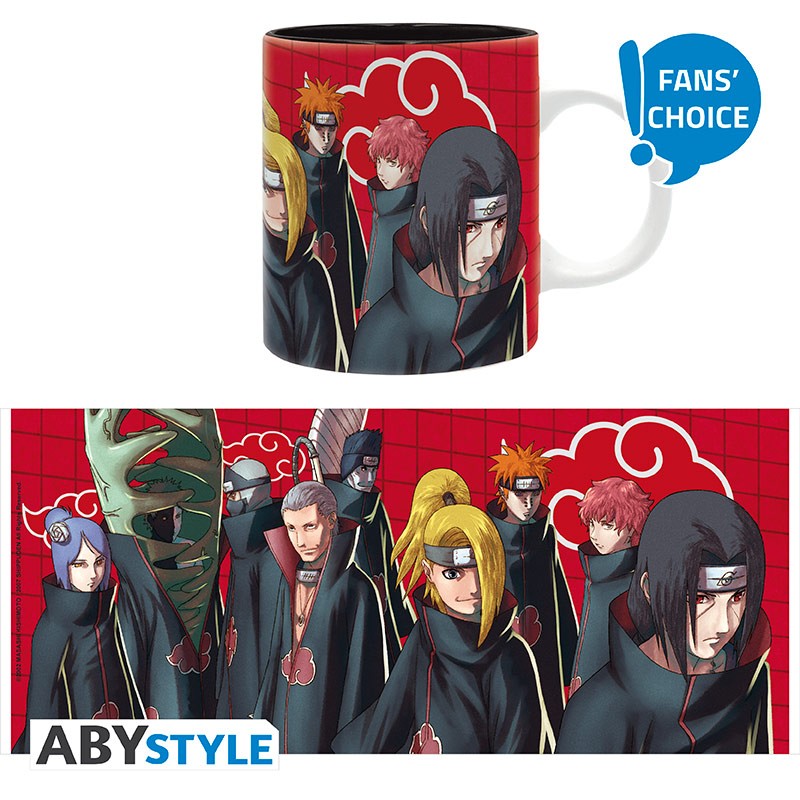 NARUTO SHIPPUDEN - Mug - 320 ml - Artwork Akatsuki - subli - x2 