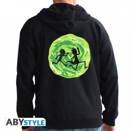 RICK AND MORTY- Sweat - "Portail" homme black*
