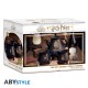HARRY POTTER - Teapot - with Hogwarts cauldrons set